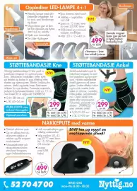 Nyttig kundeavis Side 32: Genialt utført pute €499,00, Støttebandasje Ankel €299,00