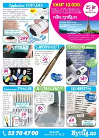 Nyttig kundeavis Side 9: Tepperens Nano Carpet Cleaner €149,00, Skurestein €69,00