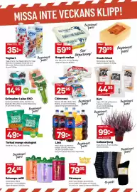 City Gross reklamblad vecka 36 Sida 11: Soignon Chèvreost €25,95, Grönsaker i påse €14,95