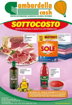 Gambardella Cash (valido fino al 5-09)