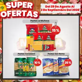 Catálogo Supermío Página 10: Pastas Conzazoni, Pastas San Remo