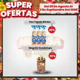 Catálogo Supermío Página 18: Pan Tajado Bimbo