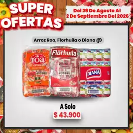 Catálogo Supermío Página 2: Arroz Roa, Florhuila o Diana €43.900,00