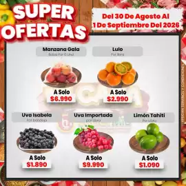 Catálogo Supermío Página 4: Limón Tahiti €1.090,00, A Solo €9.990,00