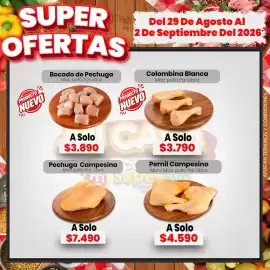 Catálogo Supermío Página 5: Pernil Campesino €4.590,00, Pechuga Campesina €7.490,00