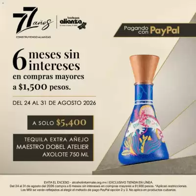 Bodegas Alianza (válido hasta 31-08)