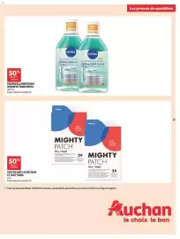Catalogue Auchan page 13: NIVEA Eau Micellaire Peaux Imperfections €5,00, Hero. MIGHTY PATCH €5,00