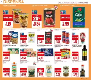 Volantino Pan Pagina 15: Salsa pronta Barilla €1,59, Passata di pomodoro Casar €1,19
