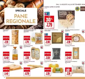 Volantino Pan Pagina 18: Mini spianatina/taschino grano duro modde pintadera €1,79, Pane Carasau Panificio F.LLI €2,90