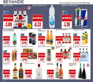 Volantino Pan Pagina 20: Ginger San Benedetto €1,79, Birra non filtrata Ichnusa €2,99