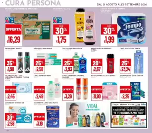 Volantino Pan Pagina 22: Deodoranti Adidas €1,98, Lacca fissante Cadonett Garnier €3,29