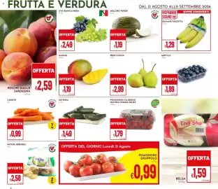 Volantino Pan Pagina 8: Pere coscia €2,99, Pomodoro ciliegino Natura Chiama Selex €1,79