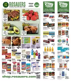 Rosauers weekly ad week 35 Page 1: DiGiorno frozen pizza €9,00, Tillamook ice cream €9,00