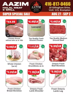 Aazim Halal Meat & Grill (valid until 2-09)