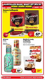 Kruidvat folder week 36 Pagina 58: Nutella B-ready en Biscuits €2,49, Arizona Green Tea with Honey €0,99