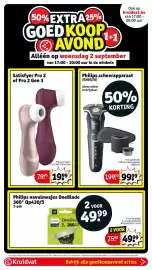 Kruidvat folder week 36 Pagina 29: Philips navulmesjes OneBlade €49,99, Philips scheerapparaat S5885/50 €99,99