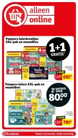 Kruidvat folder week 36 Pagina 40: Pampers luiers XXL-pak en maandbox €78,95, Pampers luierbroekjes €68,79