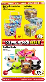 Kruidvat folder week 36 Pagina 45: Tokidoki Duckz €1,99, Squishy Box €2,99