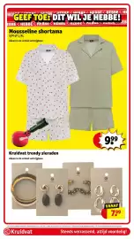 Kruidvat folder week 36 Pagina 48: Kruidvat trendy sieraden €7,99, Mousseline shortama €9,99