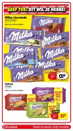 Kruidvat folder week 36 Pagina 55: Milka chocolade €0,99, Sultana fruitbiscuit €2,99