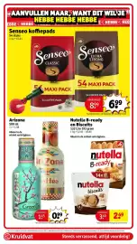 Kruidvat folder week 36 Pagina 58: Nutella B-ready en Biscuits €2,49, Arizona Green Tea with Honey €0,99