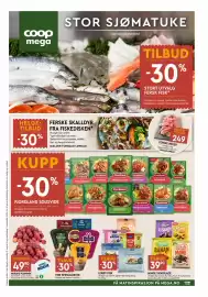Coop Mega kundeavis uke 36 Side 1: STORT UTVALG FERSK FISK, NORSKE PLOMMER, Medlemspris