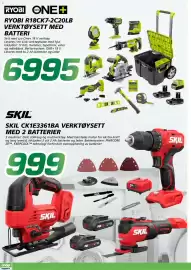 Coop Byggmix kundeavis Side 6: Ryobi r18ck7-2c20lb verktøysett med batteri €6.995,00