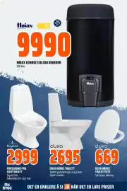 Obs Bygg kundeavis Side 25: PORSGRUND PRO GULVTOALETT €2.999,00, HØIAX CONNECTED 200 BEREDER €9.990,00