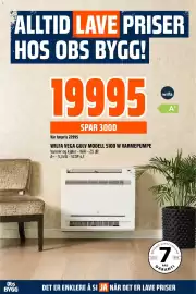 Obs Bygg kundeavis Side 29: WILFA VEGA GULV MODELL 5100 W VARMEPUMPE €19.995,00