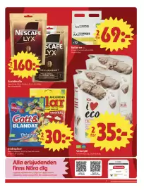 ICA Nära reklamblad vecka 36 Sida 7: Godispåsar €30,00, Batterier €69,00