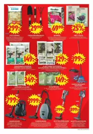 ICA Maxi reklamblad vecka 36 Sida 12: Electrolux skaftdammsugare 600 €1.799,00, Gräsfrö 1kg €149,00