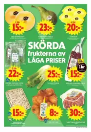 ICA Maxi reklamblad vecka 36 Sida 3: Fänkål €25,00, Gull lök €8,00