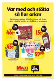 ICA Maxi reklamblad vecka 36 Sida 4: Santa Maria taco kryddmix €46,00, ICA avfallsspåse €45,00