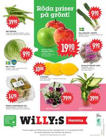 Willys Hemma reklamblad vecka 36 Sida 4: CITRONER €10,00, VECKANS BUKETT €79,90