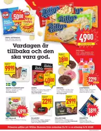 Willys Hemma reklamblad vecka 36 Sida 3: BENFRI FLÄSKKOTLETT, Medlemspris, KÖTTBULLAR €49,90