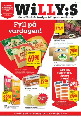 Willys reklamblad (giltig till och med 6-09)