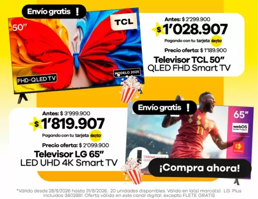 Catálogo Éxito (válido hasta 31-08)