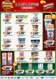 Catálogo Supermercados Mayor Página 3: Tregar leche lv entera €1.699,00, Tregar leche lv semi descremada €1.699,00