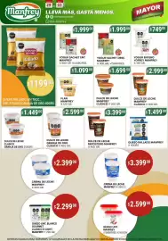 Catálogo Supermercados Mayor Página 9: Manfrey queso rallado €1.499,00, Granja de oro queso rallado €1.199,00