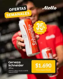 Catálogo Supermercados Aiello Página 1: Schneider cerveza €1.690,00