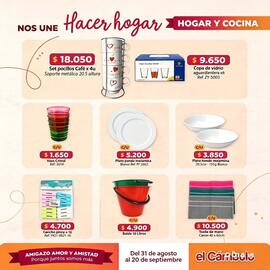 Catálogo El Cámbulo Página 14: Plato hondo melamina €3.850,00, Plato pando melamina €5.200,00