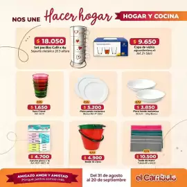 Catálogo El Cámbulo Página 14: Plato hondo melamina €3.850,00, Plato pando melamina €5.200,00