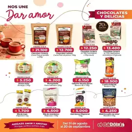 Catálogo El Cámbulo Página 2: Gelatine de pata deres €6.150,00, Chocolate Cantero Cacao Puro en polvo €12.700,00