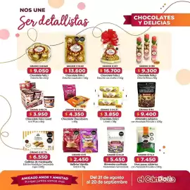 Catálogo El Cámbulo Página 5: Valletas Vainilla €2.450,00, Almendra confitada €5.450,00