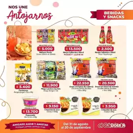 Catálogo El Cámbulo Página 8: Dolcitas Arepa con hueyo de codomiz €22.550,00, Mega Lonchera Surida €11.900,00