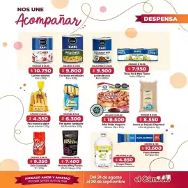 Catálogo El Cámbulo Página 9: Alacide mini palito de queso €18.500,00, Goll pan queso sánduche €6.300,00