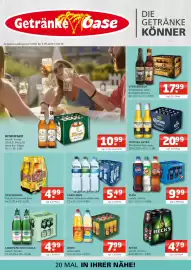 Getränke Oase Prospekt woche 36 Seite 1