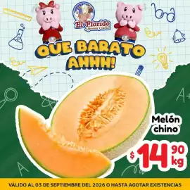 Folleto El Florido Página 1: El Florido melón chino €14,90