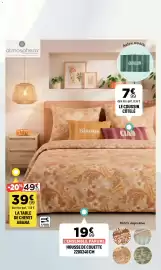 Catalogue Centrakor page 19: Atmosphera LA TABLE DE CHEVET ABANA €39,99, ABANA Housse de couette €19,99