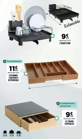 Catalogue Centrakor page 28: LE TIROIR CAPSULES €9,99, L'ÉGOUTTOIR €9,99